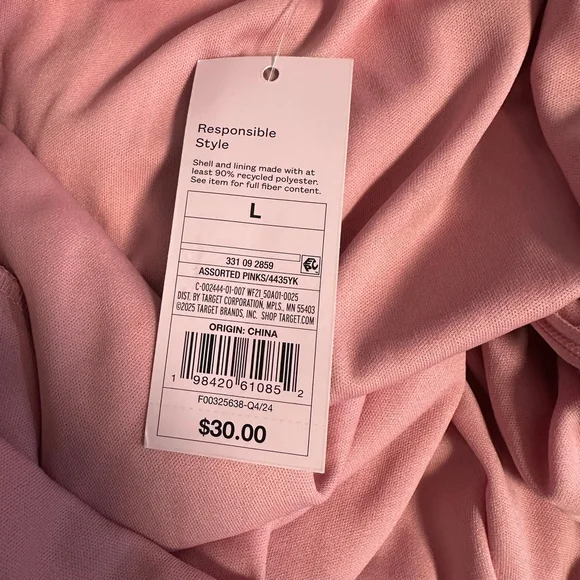 Wild Fable Women’s Y2K Style Tie-Dye Slip Dress Pink Cream NWT NEW Large Lace - Picture 3 of 12